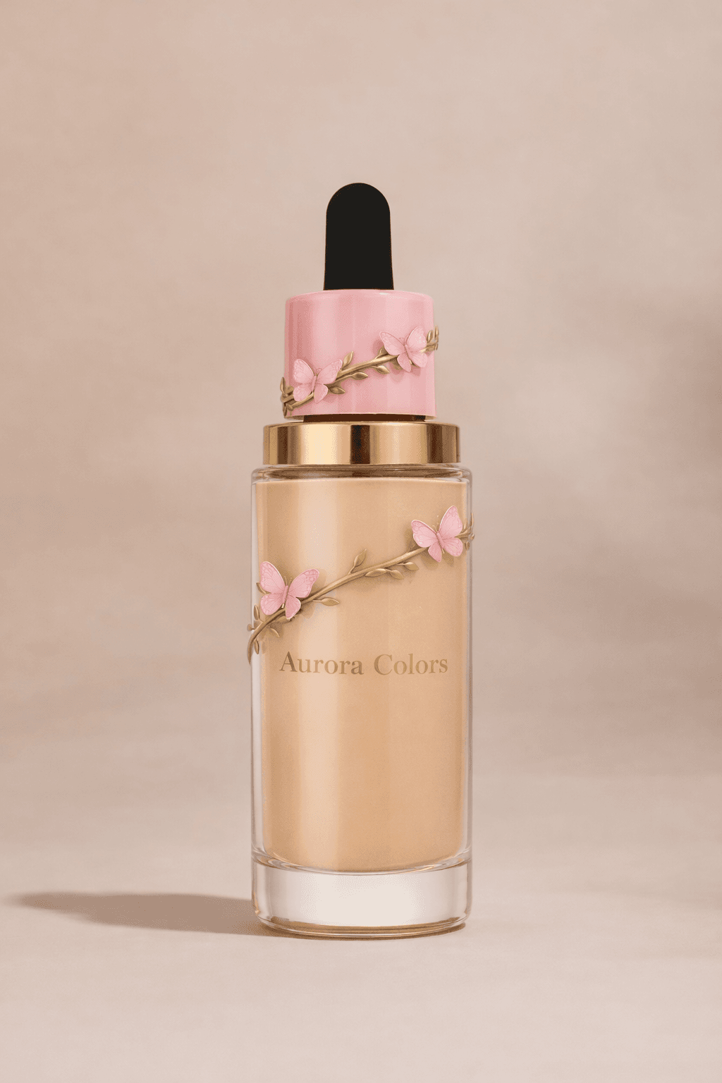 Frasco com conta-gotas de sérum Glow Drops vitamina C